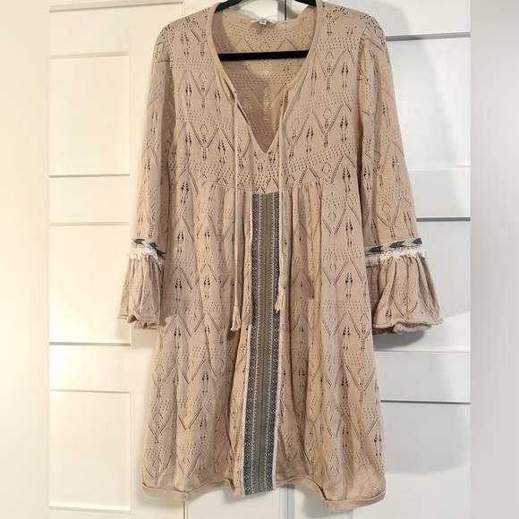 Haden LA Women's Boho Tunic with embroidered detail on front and sleeves W(M) - Picture 1 of 5